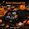 6pcs/set Halloween Squishy Crystal Bun Soft Cute Fidget Sensory Toy  Party Favors