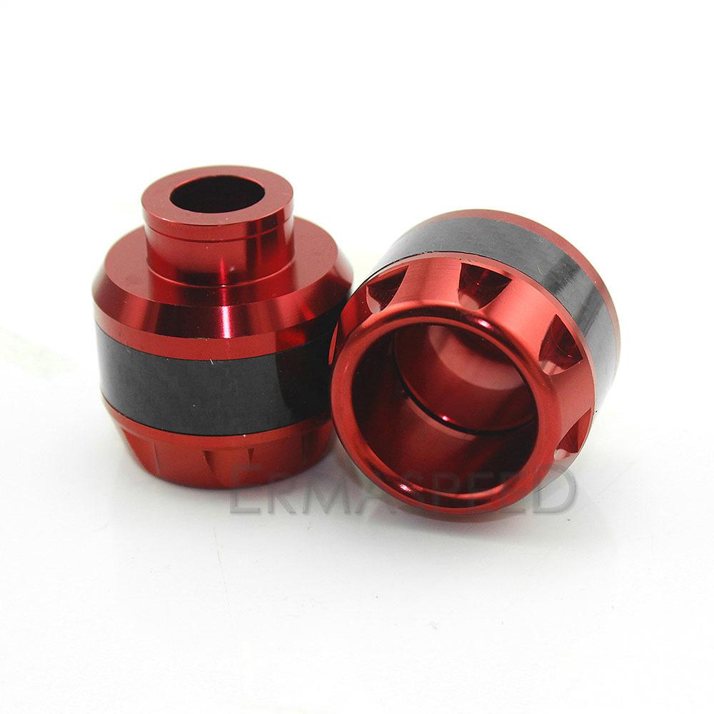 Пара универсальных передних вилок мотоцикла, рама, ползунки, защита от столкновений с ЧПУ, алюминиевый мотоцикл, защита от падения