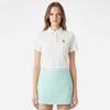 MunSingwear Женская футболка S с воротником Cool TexTure Белая mr222lTS43