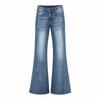 American Spice Girl Low Waist Hand-worn Design Retro Skinny Jeans Women
