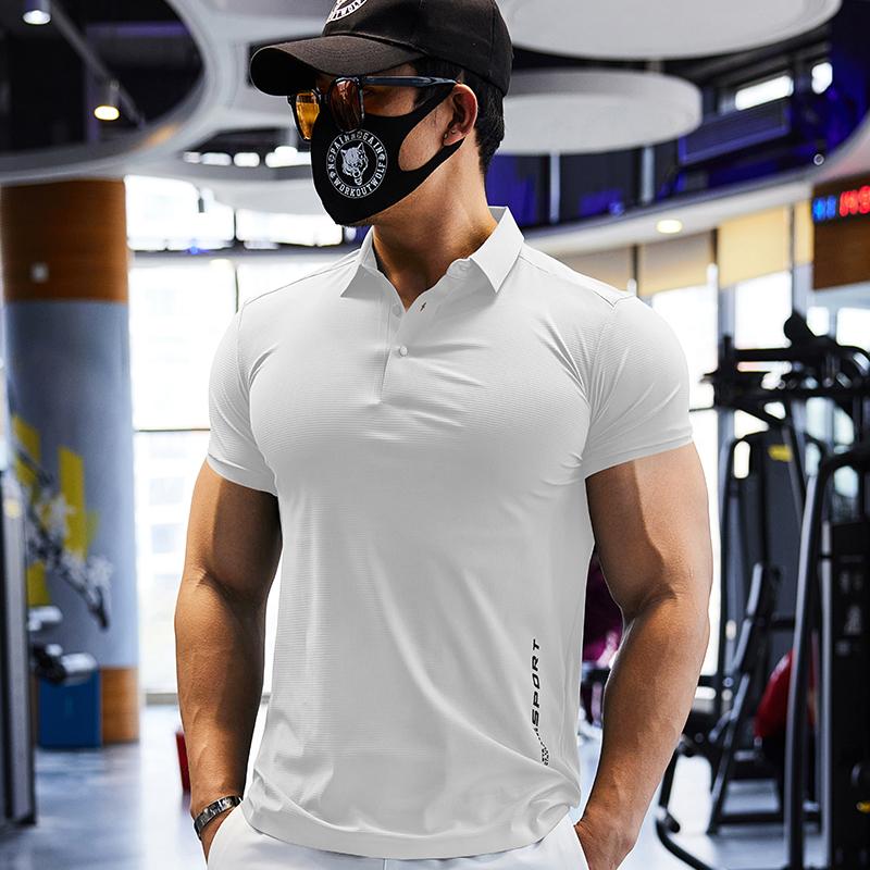 Футболка для спортзала Мужская футболка большого размера Dry Fit для мужчин Спортивные футболки Толстовка Топы Однотонная одежда для тренировок мышц Активная одежда для йоги Футболка