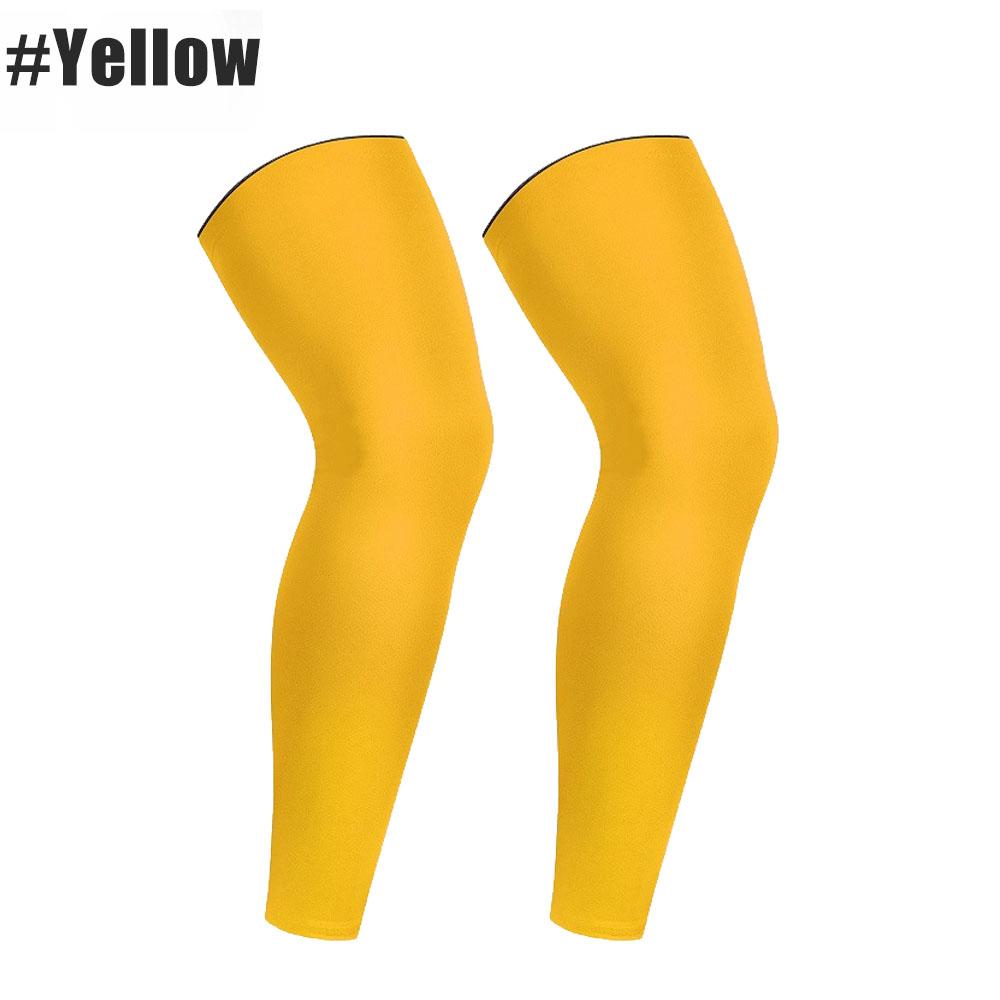 1 пара спортивных компрессионных рукавов для ног, длинные рукава для ног, спортивные велосипедные рукава для ног для мужчин, женщин, колен, бедер, икр, бега