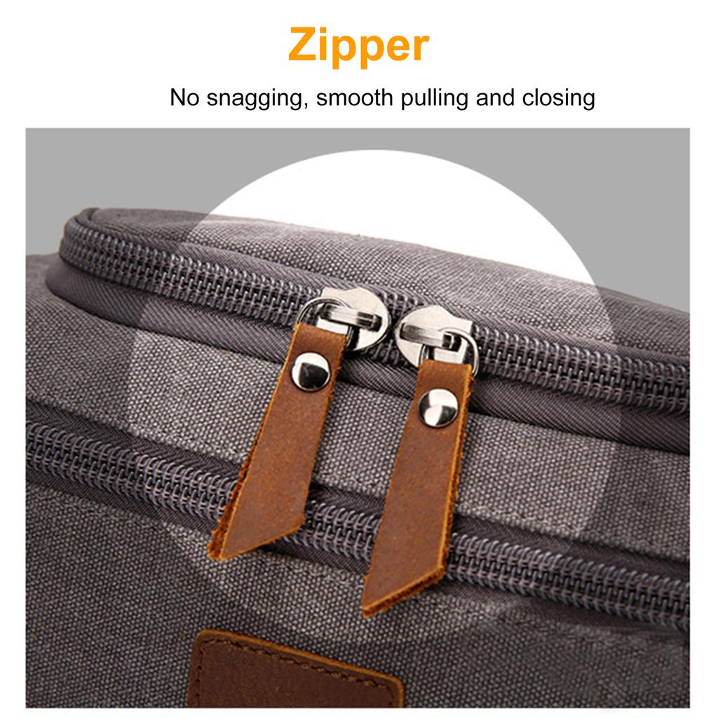 Portable Carry Travel Makeup Bag Storage Protective Cosmetic Case Zipper Organizer