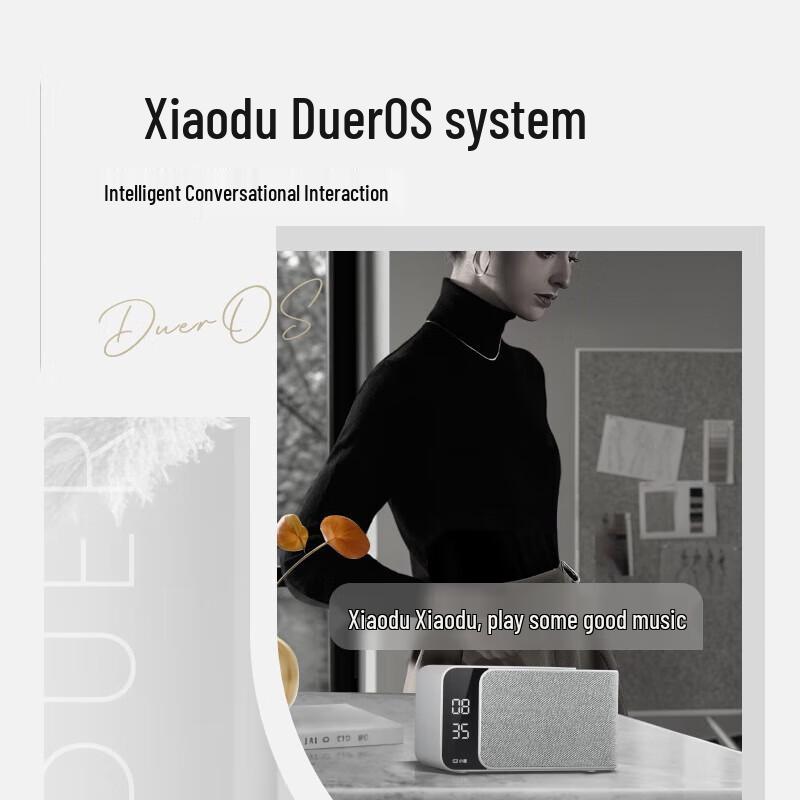 Xiaodu Smart Speaker Mate with LED Clock