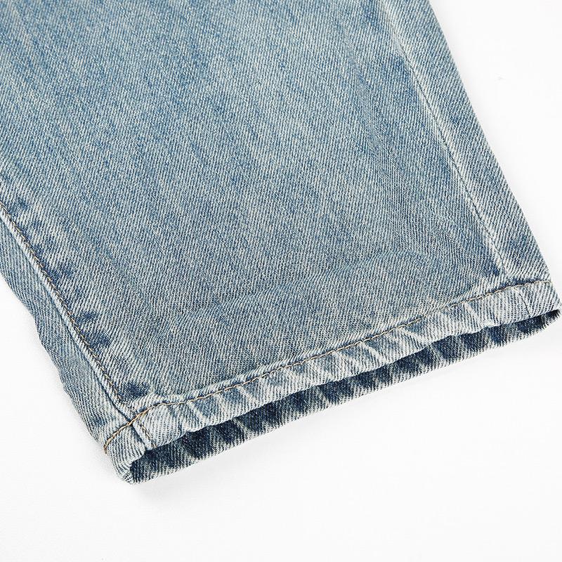 100% Cotton Vintage Washed Denim Jeans