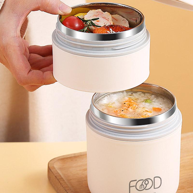 Двухслойный герметичный термоконтейнер на 680 мл, термоконтейнер для ланча, чашка для хлопьев
