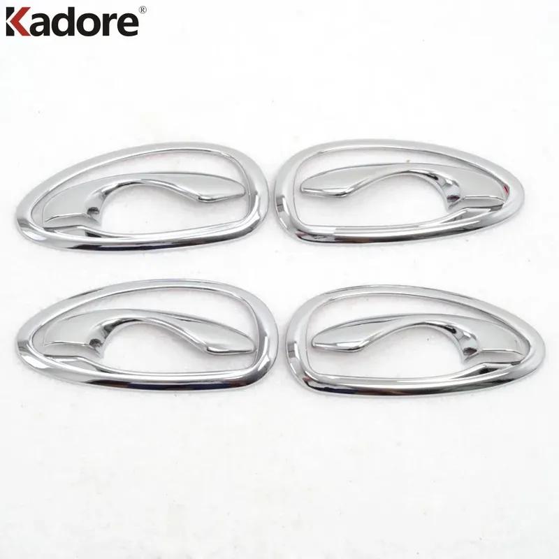 For Toyota Yaris XP150 Hatchback 2014 2015 2016 Chrome Car ide Inner Door Handle Bowl Cover Trim Interior Molding Accessories