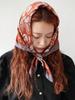 2025 New Paisley Print Handkerchief Soft Satin Hijab Scarf For Women Bandana Head Hair Scarves Square Hairband Neck Scarfs Ladie
