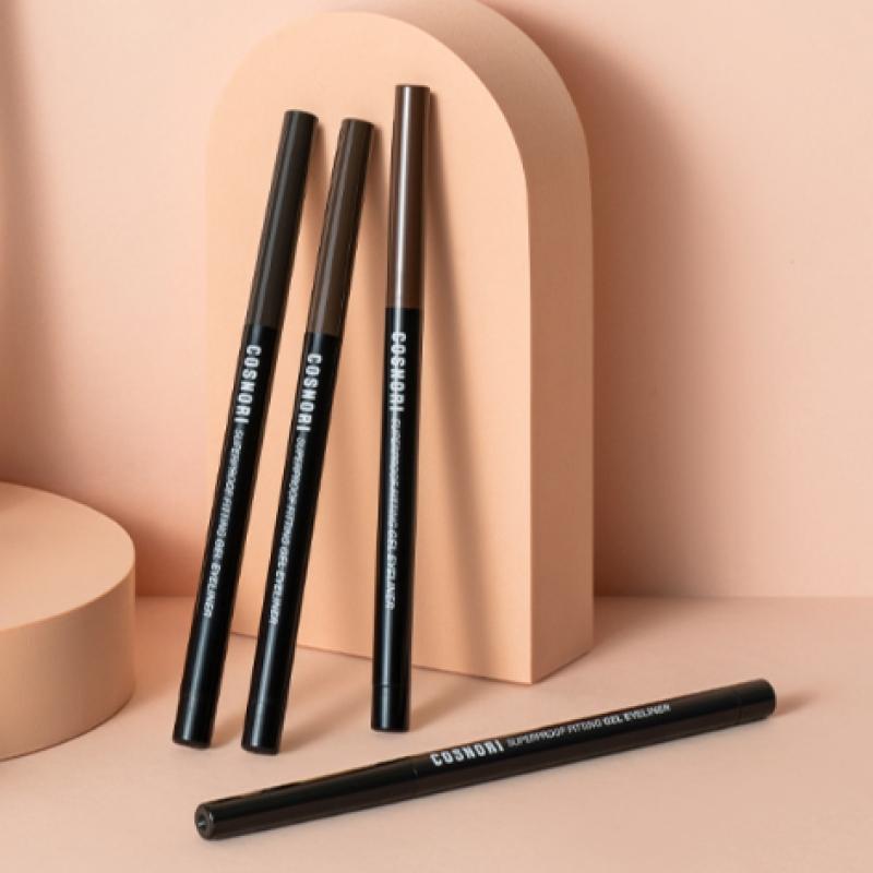 Cosnori [августовский All Young Pick] Cosnori Super Proof Fitting Vegan Gel Eyeliner Pencil 1+1 Plan [1+1 Plan] 03 Орехово-коричневый