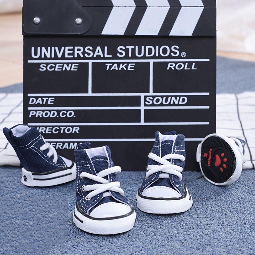 Breathable For Small Dogs,Cats Casual Style Puppy Sneaker Dog Shoes Pet Booties Pet Denim Shoes