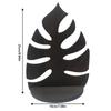 Wooden Monstera Shelf Wall Mounted Photo Frame Candle Book Storage For Home Living Room Office Decoration Multifunctional 87Ha