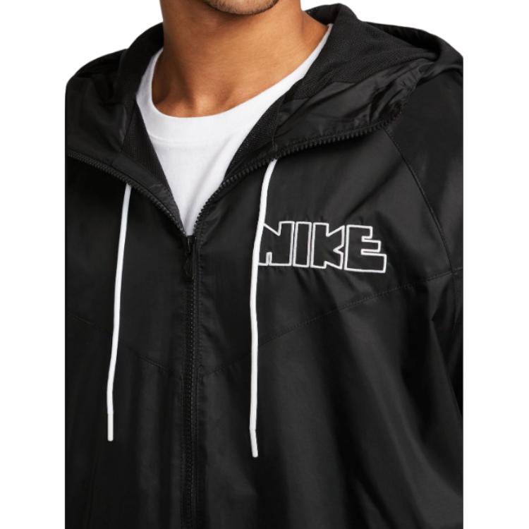 Nike Куртки Мужские Черные С Капюшоном Умеренные Прочие DX0694-010