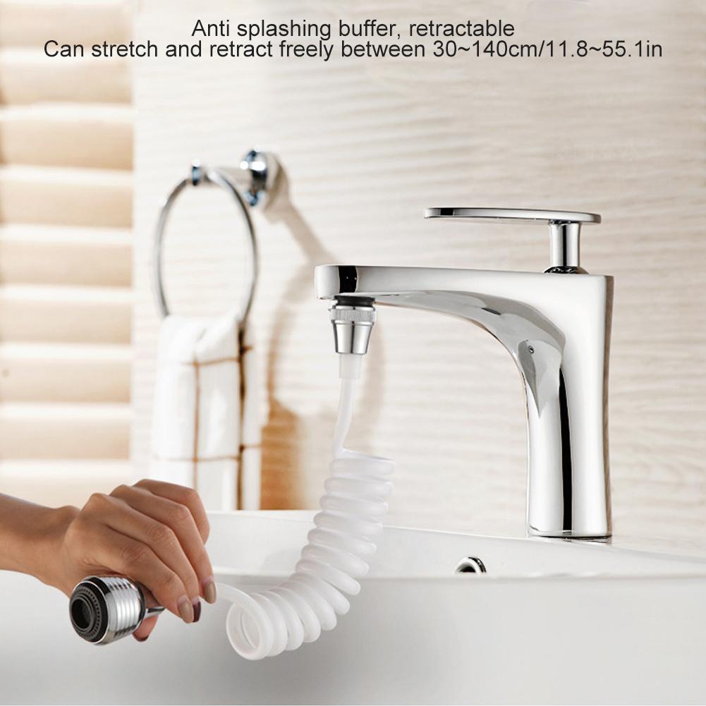 Household Kitchen Faucet Lengthened Extend Hose Portable Retractable Foaming Wat Tap
