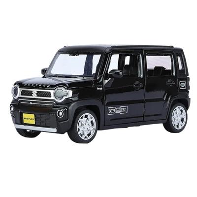 1/22 SUZUKI HUSTLER SUV Модель автомобиля из сплава Литой металл Внедорожник Модель автомобиля Симуляция Звук Свет Коллекция Детская игрушка Подарок