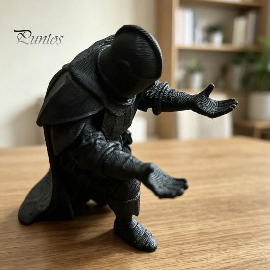 Стильный настольный держатель для ручек, 3D-печатный рыцарь, Органайзер-фигурка в виде средневековой брони для карандашей, Креативное украшение для офисного стола, учебного стола, игрового стола