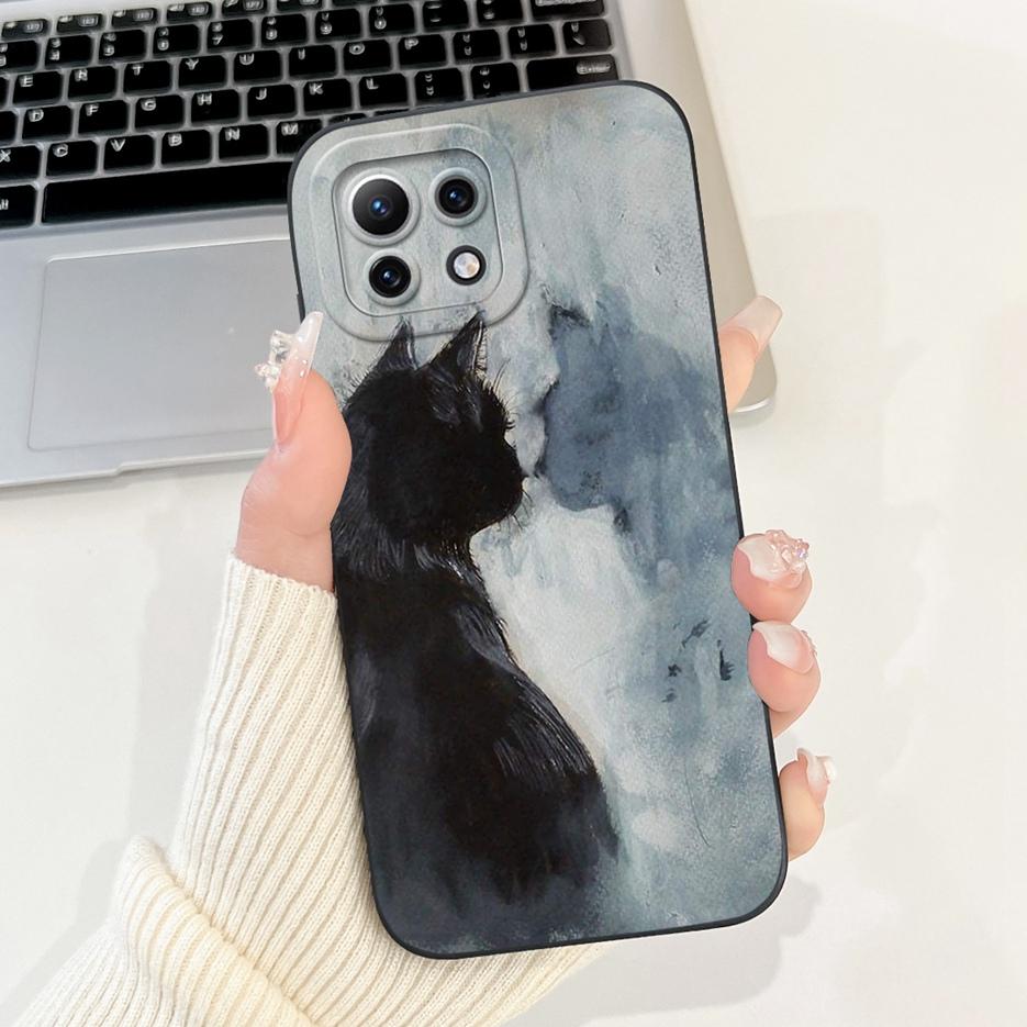 For Xiaomi Mi 11 Lite Case Unique Candy Painted Cover Soft Silicone Phone Case For Xiaomi Mi 11 Lite NE 5G 11Lite Mi11Lite Shell