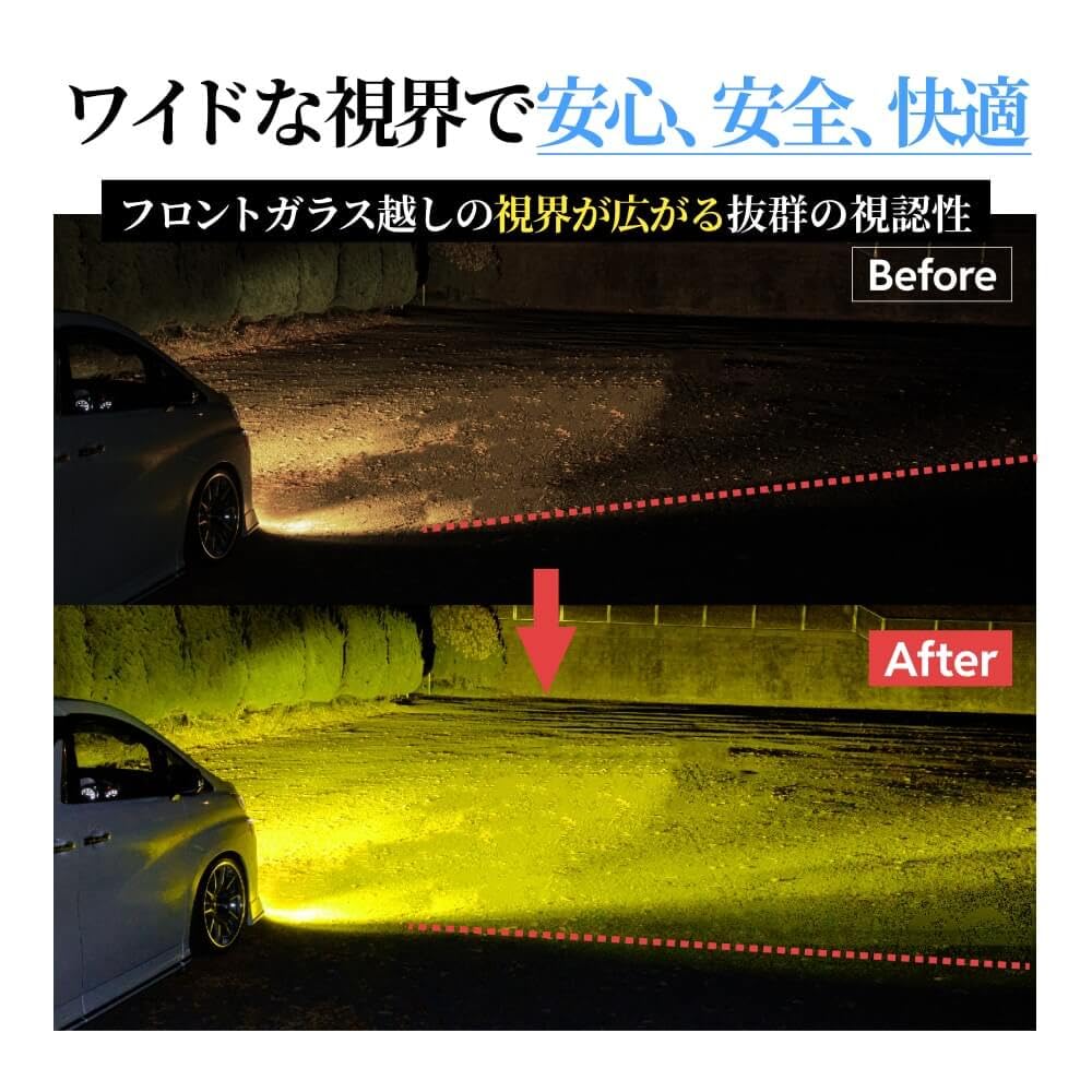 HID Shop H8 H11 H16 противотуманная фара светодиодная ананасовая желтая взрывная лампа 13100 лм 12 В совместимая с инспекцией транспортного средства серии Q 2 шт. 1 комплект