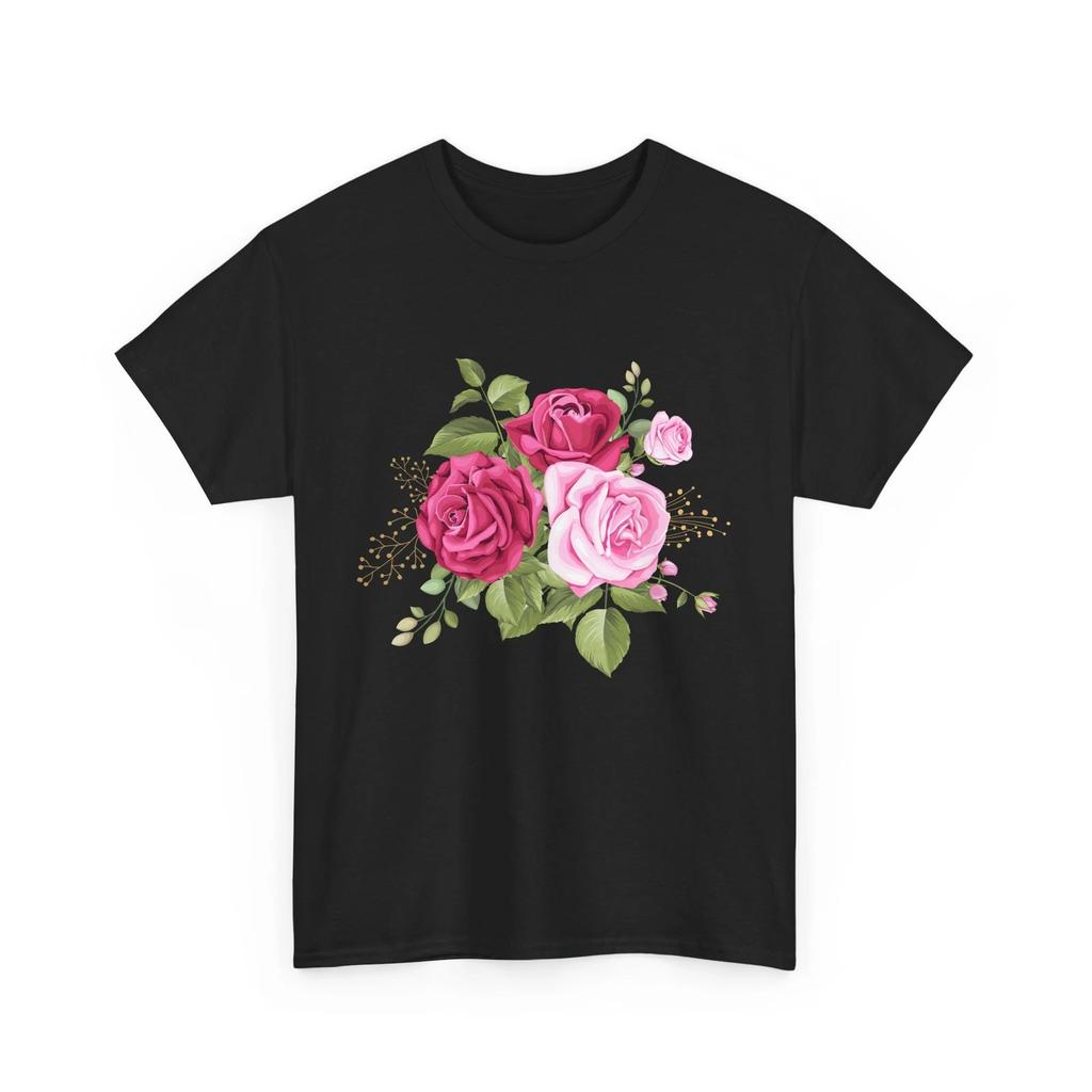 Roses Shirt, Rose Lovers T-shirt, Gardening Flowers Nature Women Girls