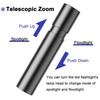 LED Outdoor Bright 1200mAh Flashlight Zoomable Waterproof Portable Light