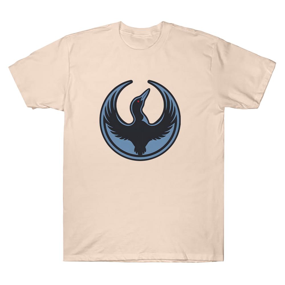 Rebel Loon Logo T Shirts Minnesota Rebel Alliance T-Shirt Crew Neck Combed Cotton Men Tees Unisex Round Neck Short Sleeve Tops Men womens clothes