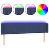 VidaXL LED Headboard Bedroom Furniture Double Bed Accessory Head of Bed Frame Interior Blue 3123486