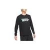 Dri-FIT Tokyo Letter Print Casual Crew Neck Long Sleeve T-Shirt Men Tops Black DH3840-010