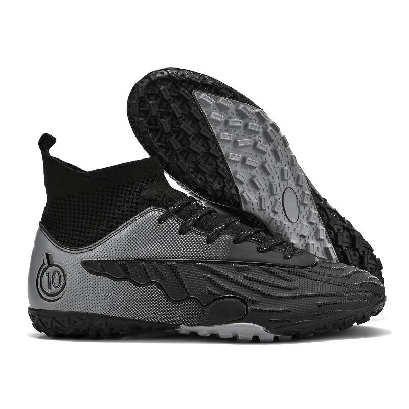 Пара футбольных бутс большого размера 2025 года, мужские высокие молодежные студенческие соревновательные тренировочные бутсы, шипы для искусственной травы