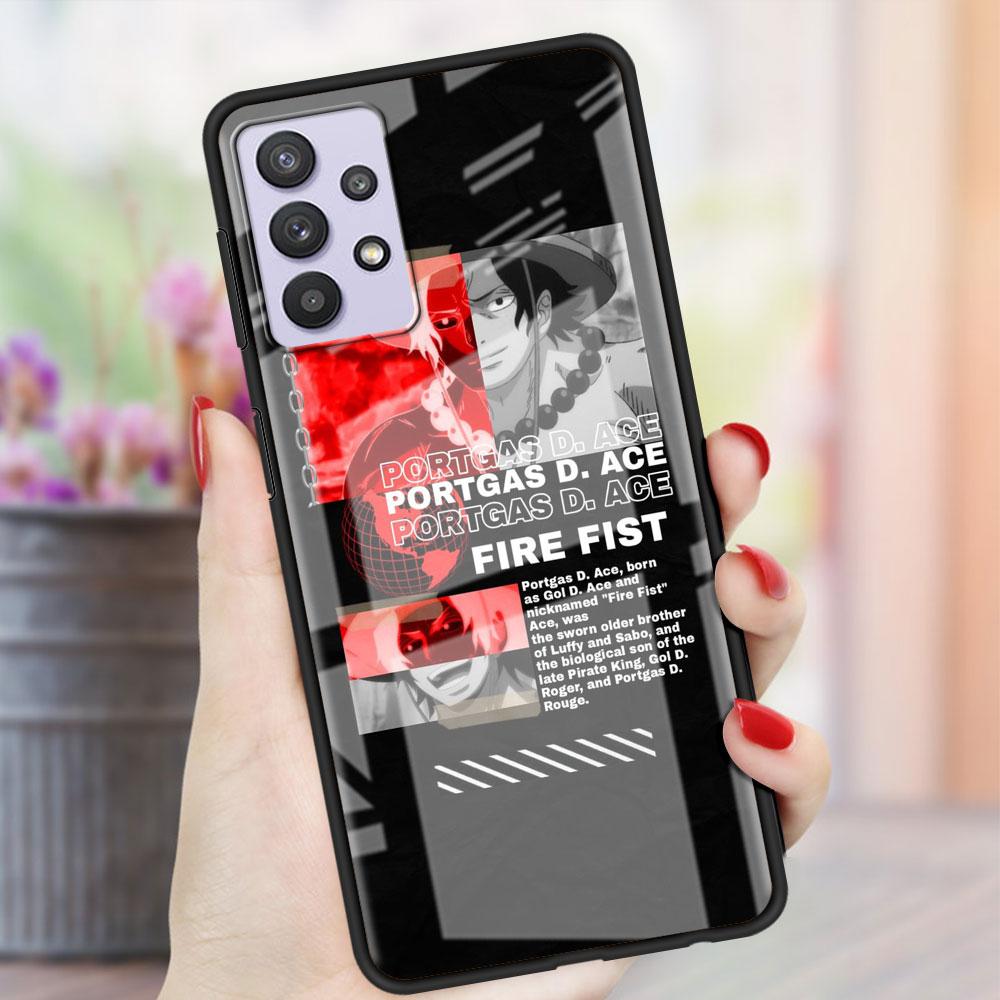 Чехол-стекло Boy Anime для Samsung Galaxy A52 A71 A50 A51 A70 A21s A31 A72 A10 A12 A30 A22 5G Phone Cover