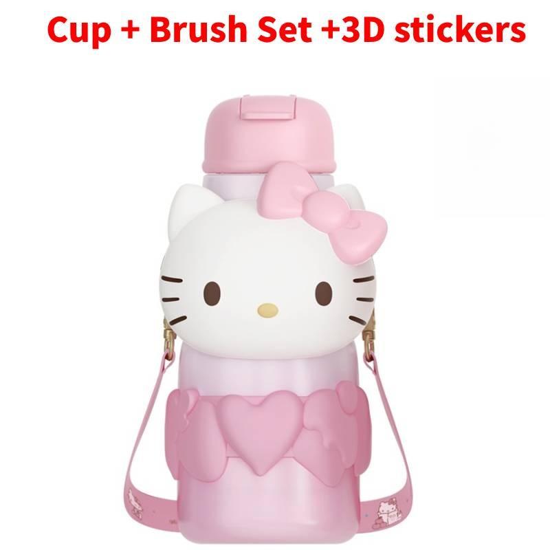 Ultraman Childrens Insulated Water Bottle With Straw Large Capacity For School Use