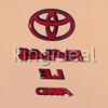 -  2024 2025 Overlay For RAV4 LE AWD Hybrid Matte Black Out letters Kit