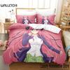 The Quintessential Quintuplets Комплект постельного белья Single Twin Full Queen King Size Комплект постельного белья Aldult Kid Bedroom Пододеяльники 3D Аниме