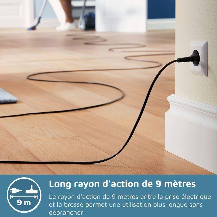 PHILIPS XB2123/09 - Série 2000 PowerCyclone 4 - Aspirateur sans sac - - 850W - 77db - Bleu/rose