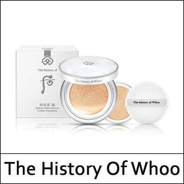 The history of whoo (тт5) Тональный крем Gongjinhyang Seol Radiant White Moisture Cushion Foundation (13 г + 13 г) / #21