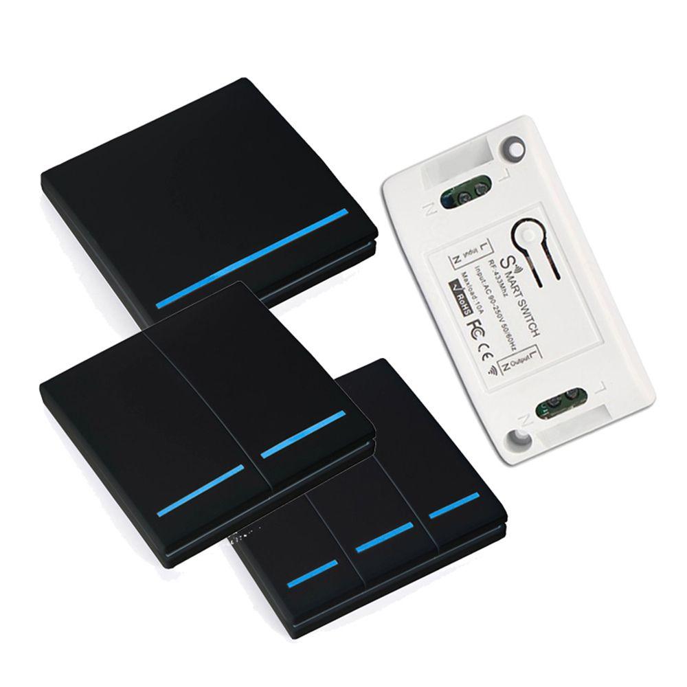 86mm Led 2 Way Push Button Switch Rocker Switch Remote Transmitter Remote Control Switch