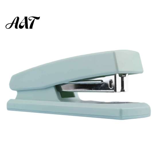 Desktop Stapling Tool for Documents Mini Stapler, with Ergonomic Curved Design, Handheld Morandi Color Office Supplies Paper Organization School Home