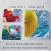 3Pcs Mermaid Adventure Underwater Bedding Sets For All Sizes New 3D Printed Bed Cover Comforter Duvet Cover Pillowcase Bedroom Decoration