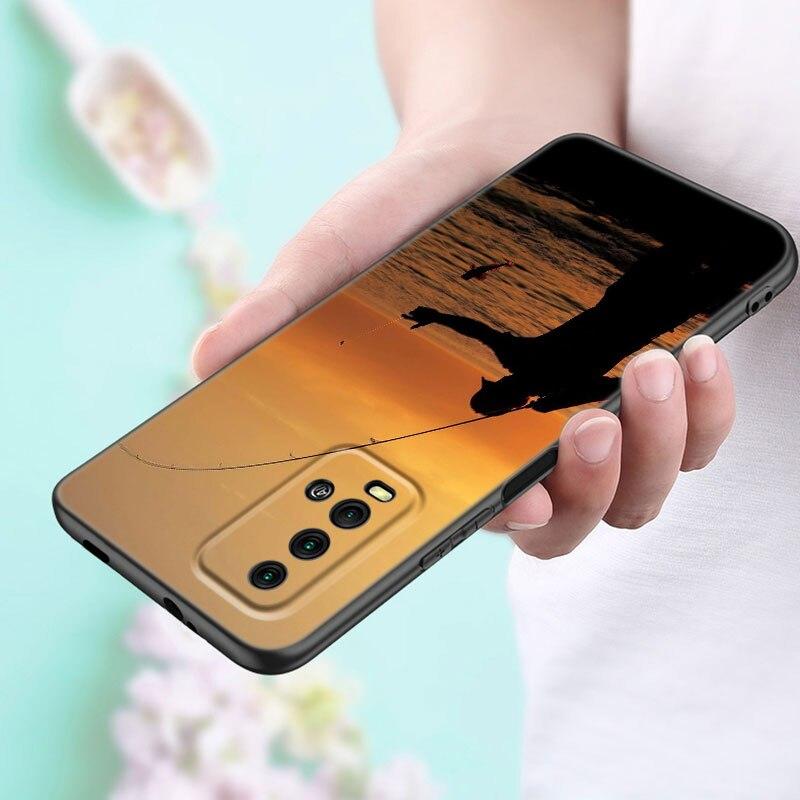 Чехол для телефона с собакой и охотником для Xiaomi Redmi Note 11 10 9 8 Pro 11T 5G 10T 10S 9S 9T 9i 9C 9A 8T, мягкий черный чехол из ТПУ