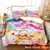 Kawaii Smile PreCure! Bedding Set Duvet Cover Sheet Printed Bed Set Pillowcase Bed Full Queen King Size Comforter Bedroom