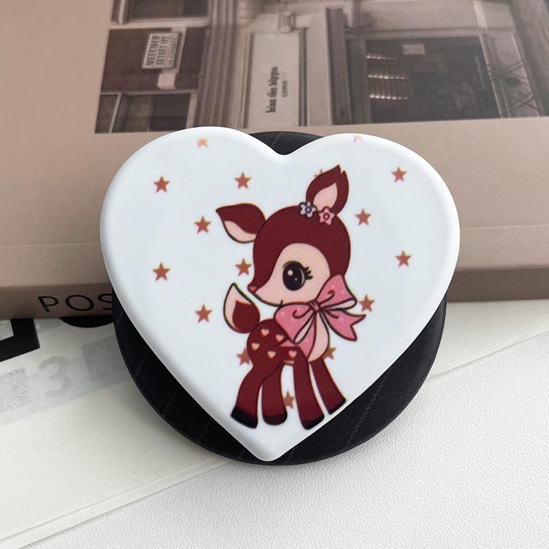 Мультяшный магнитный держатель Filin Heart Love для MagSafe с надежным захватом и выдвижной конструкцией-подушкой безопасности