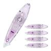 Tombow MONO PAX Корректирующая лента 5 мм, Сменная кассета 5 лент, Широкая, Тип, 6 м, Космос, Штук, CT-PAX5C81-5P