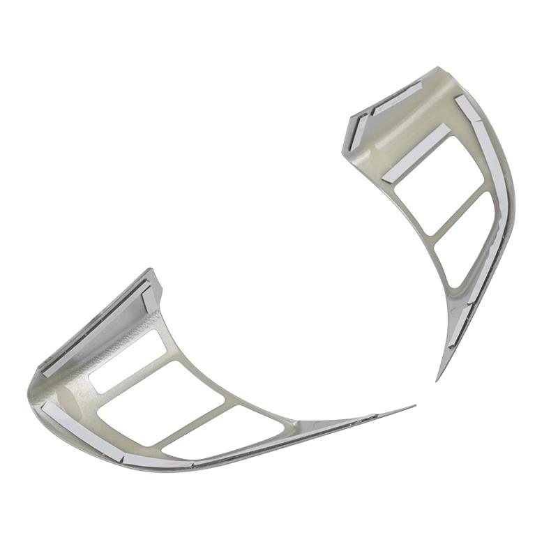 Fit For Mazda 3 M3 Axela 2014 2015 2016 Chrome Interior Steering Wheel Panel Cover Trim Inner Garnish Molding Badge Frame Insert