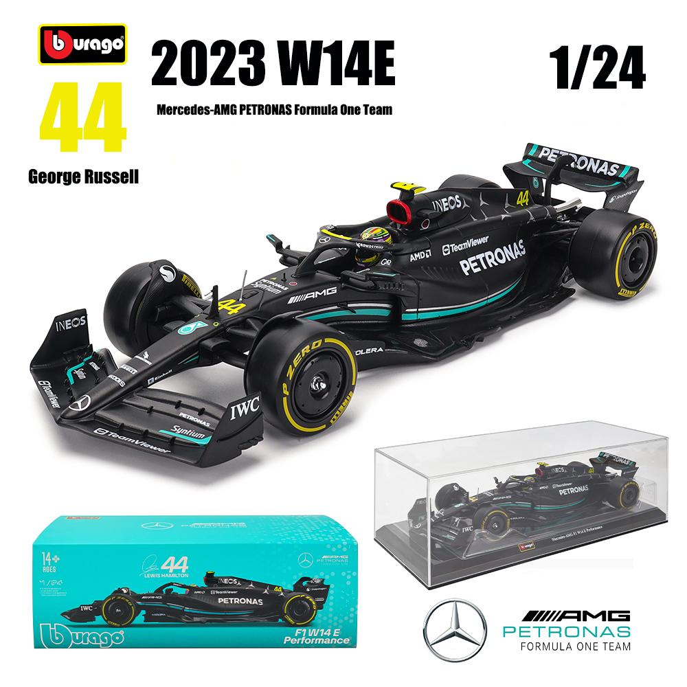 Ббураго 1:24 2022~2025 F1 Феррари SF23 Ред Булл RB19 RB18 Мерседес Бенц W14 Макларен MCL38 металлический модель автомобиля игрушка серия коллекция