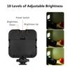Mobile Phone 5W Hot Shoe Mount Adapter Dimmable 6500K Fill-in Lamp LED Video Light DSLR Camera