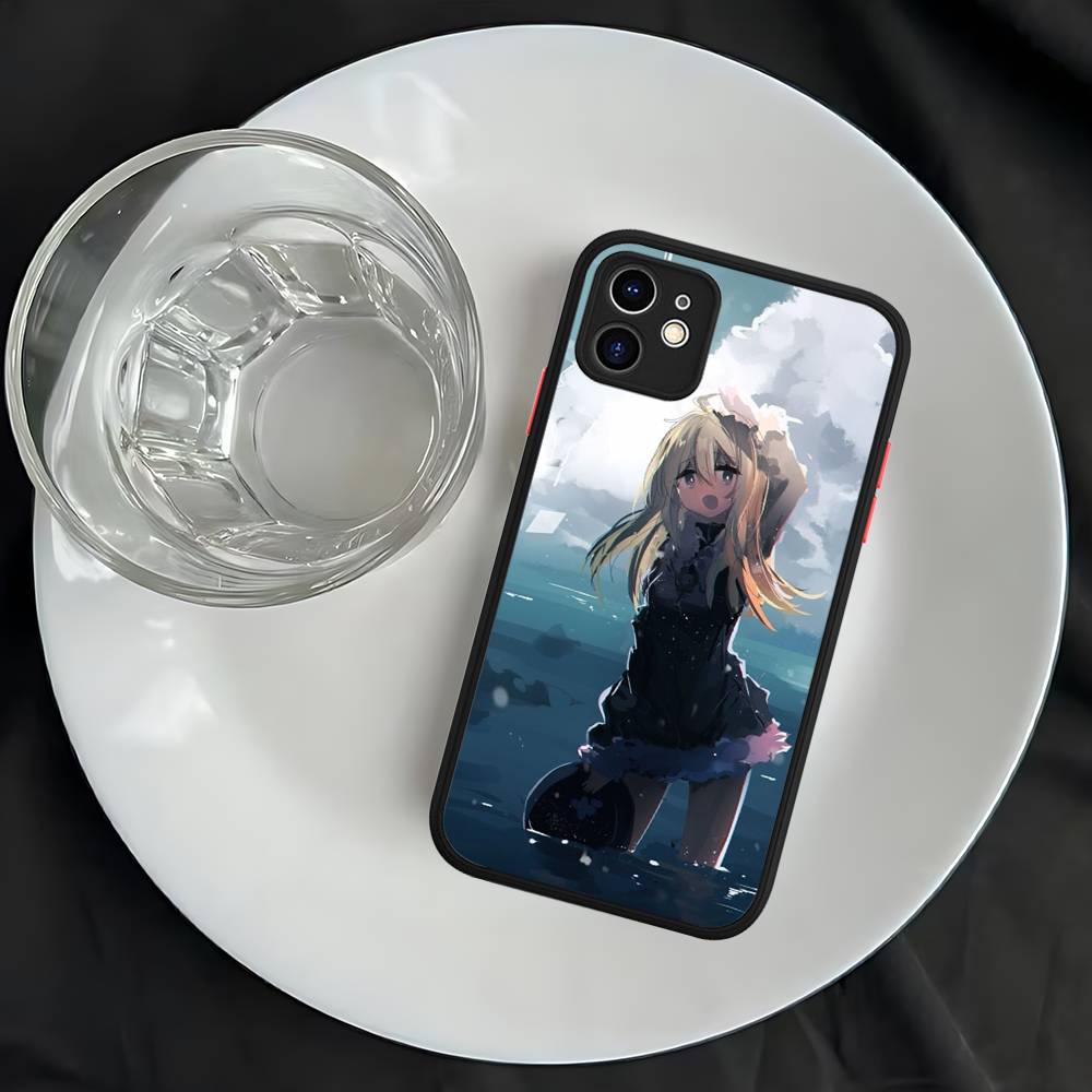 Anime G-Girls Last Tour Movie For iPhone 16 15 14 Plus 13 12 11 Pro Max X XS MAX Translucent Matte Shockproof Cover