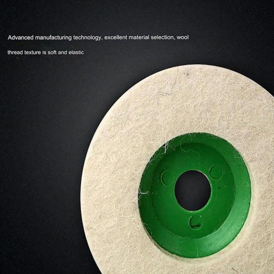 10 шт., шерстяной войлок, полировальные колесные диски, износостойкие, широко используемые полировальные полирующие колесные диски, запасные части