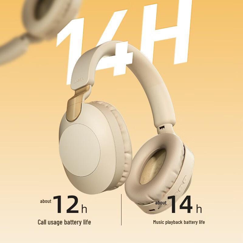 SMVP Long-Endurance Over-Ear Noise-Cancelling Wireless Bluetooth Headphones