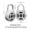 Rechargeable Battery Bluetooth Padlock Password Protection USB Rechargeable Lock  Storage Security