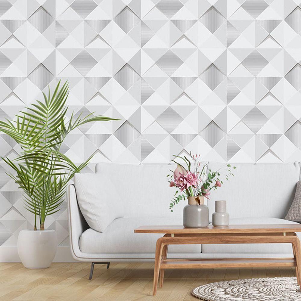 Матовые настенные наклейки ПВХ Цветочный узор Обои ТВ Фон Самоклеящиеся обои Мебель