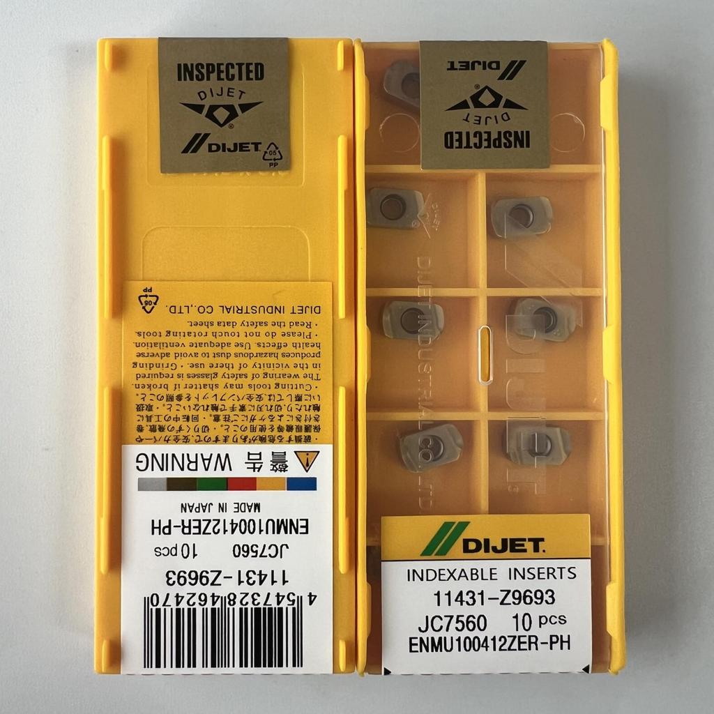 ENMU100412ZER-PH JC7560 / Industrial Indexable Carbide Inserts 10 Pcs