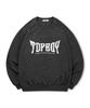 TOPBOY [Без начеса или с начесом] Широкая толстовка с принтом (Тип А)